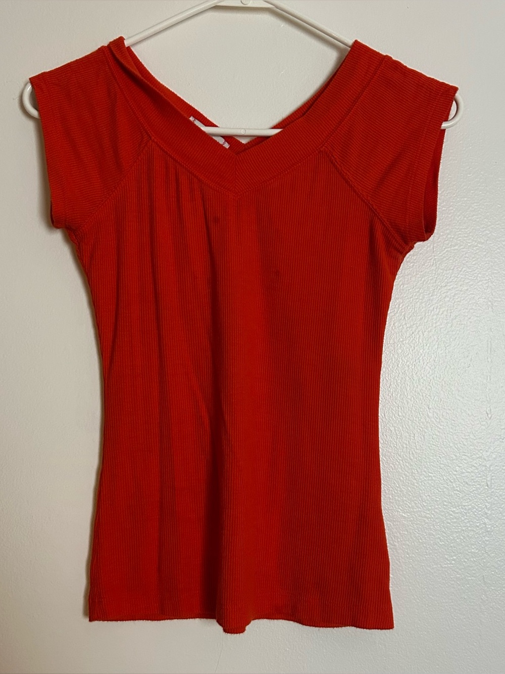 Orange BDG Shannen V Neck Top